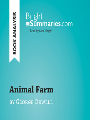 cover image of Animal Farm by George Orwell (Book analysis)